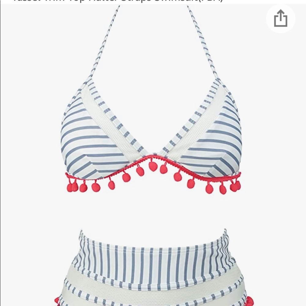 🤩HP! - Hi Waist Pom Pom Bikini - Picture 2 of 6
